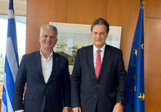 Αντιμετώπιση της λειψυδρίας και ενίσχυση των ενεργειακών κοινοτήτων στο επίκεντρο της συνάντησης του Περιφερειάρχη Πελοποννήσου με τον Υπουργό Περιβάλλοντος και Ενέργειας